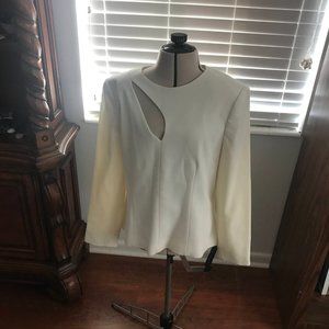 VTG Hugo Buscati Womens size 8 gorgeous white blouse
